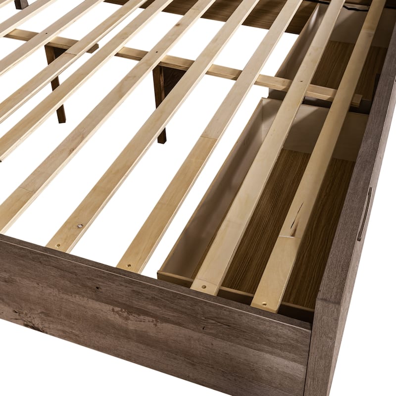 Horizons Graystone King Storage Bed