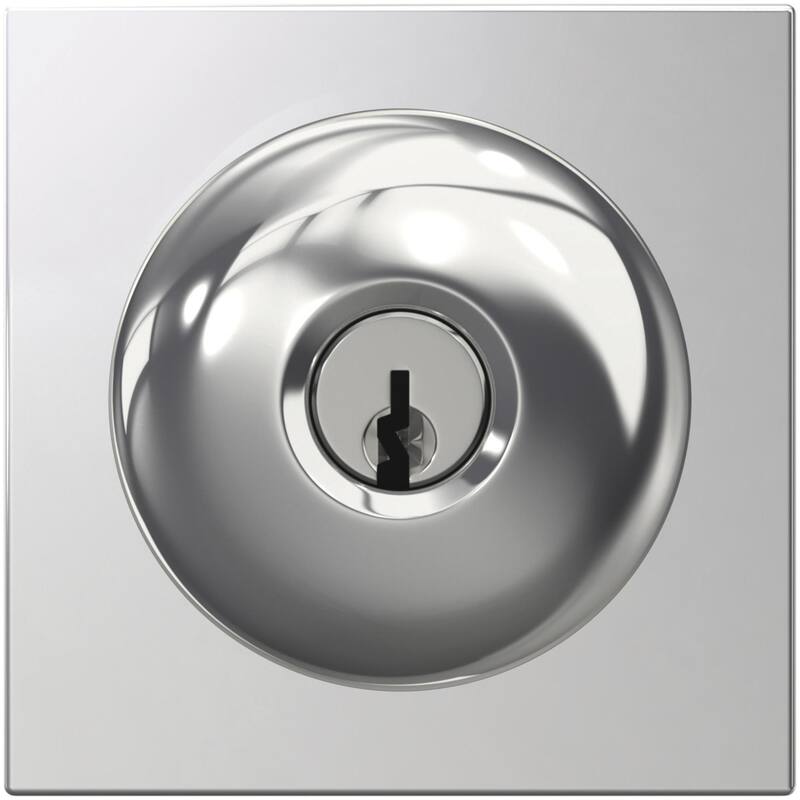 Schlage Plymouth Keyed Entry Single Cylinder Door Knob Set with