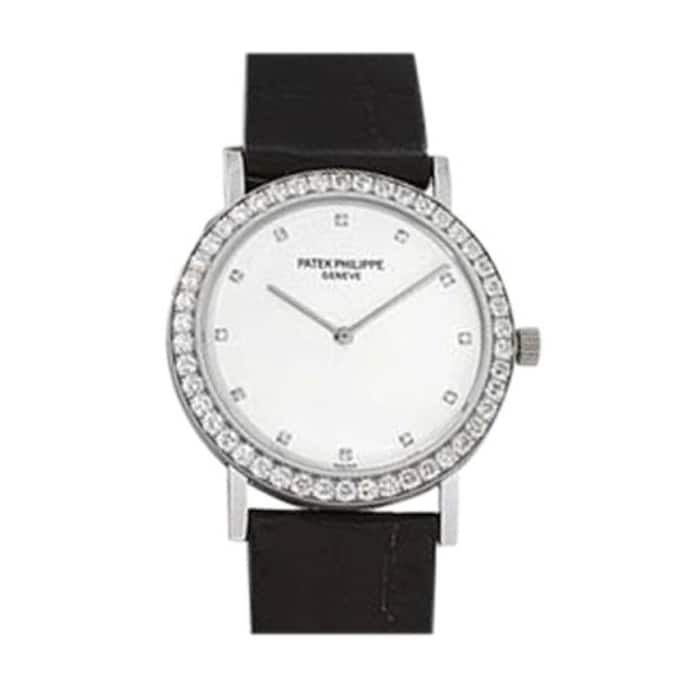 Patek Philippe Pre-Owned Calatrava Women's Watch - White - 33mm