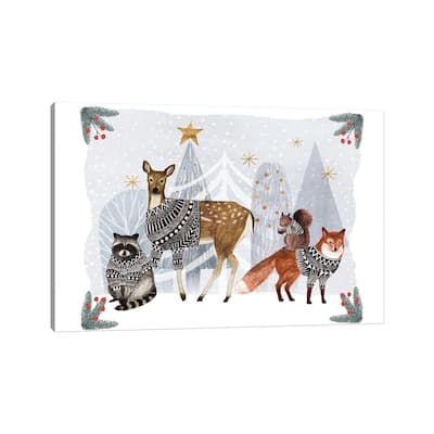 iCanvas "Cozy Christmas Collection A" by Victoria Borges Canvas Print