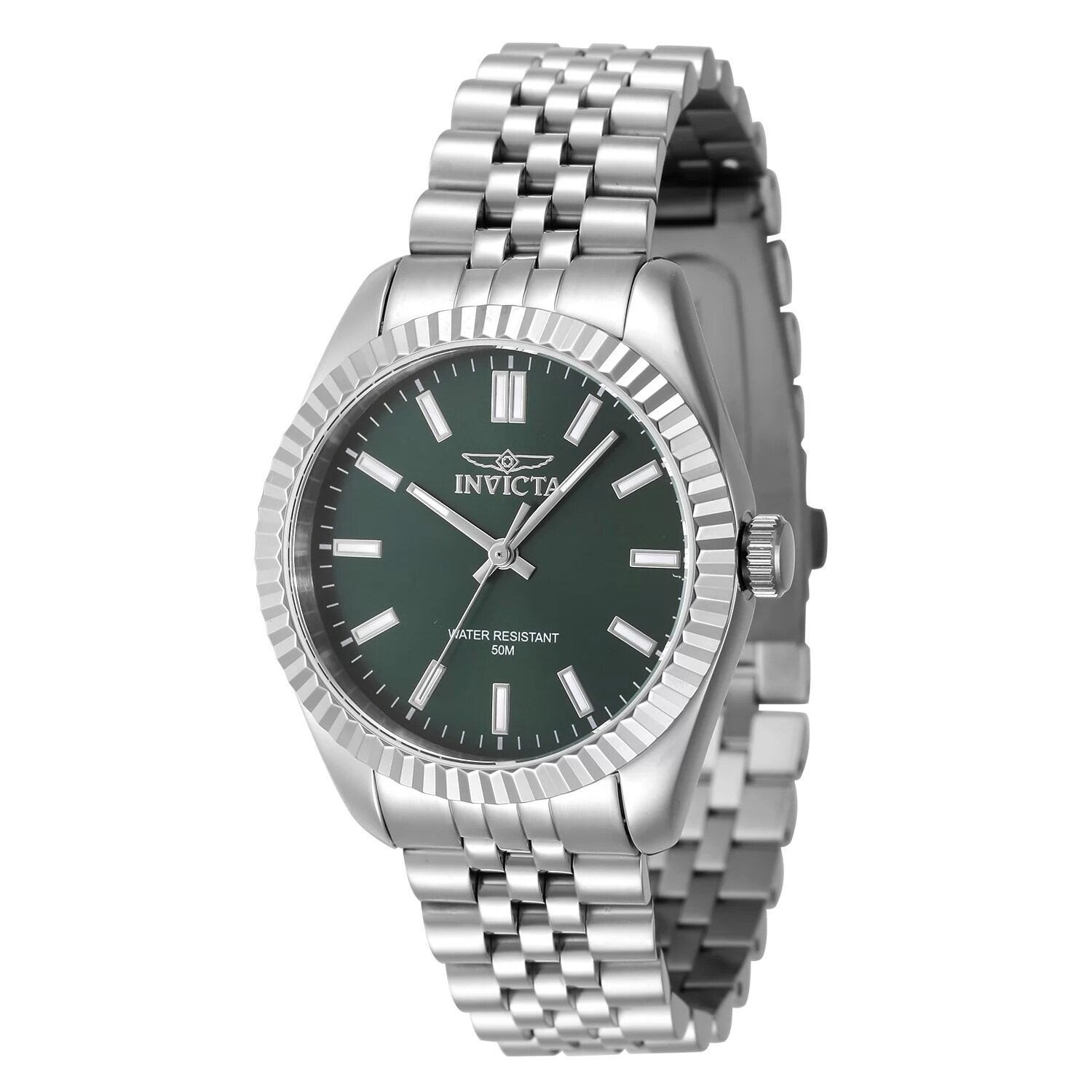 Invicta Women's 47496 Specialty Quartz 3 Hand Green Dial Watch