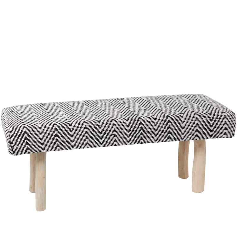 Bohemian Wood Bench