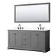 Option Dark Gray / Giotto Quartz Top / Matte Black