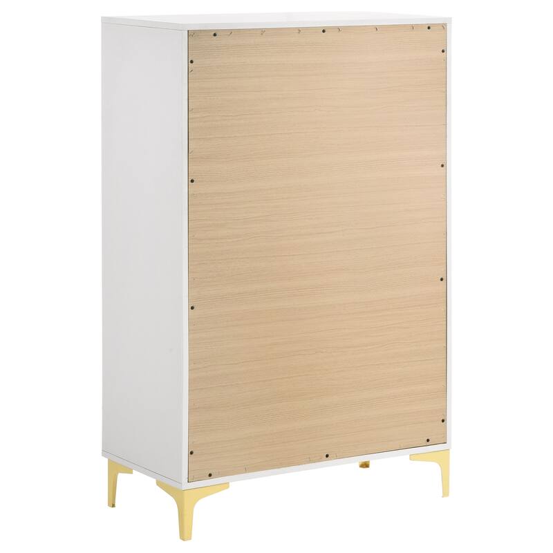 Kendall Modern Classic Wood 5-drawer Bedroom Chest