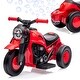 preview thumbnail 22 of 26, Kids Motorcycle with Bubble Function Red