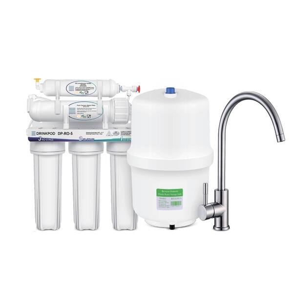 Reverse osmosis faucet brushed nickel
