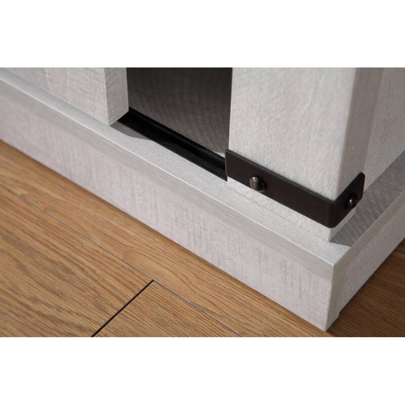Bli 54-inch Sliding Barn Door TV Stand - 60 Inch