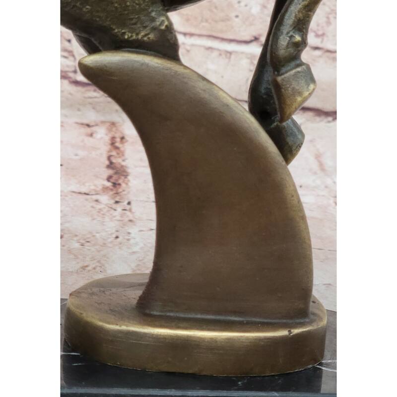 Rearing Imitative Horse Bronze Sculpture - Abstract Equestrian Wildlife Art