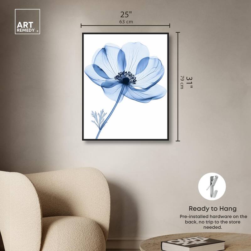 Floral Radiograph Canvas by Art Remedy