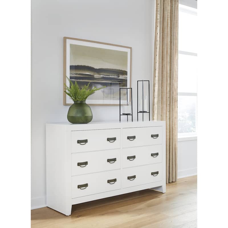 Signature Design by Ashley Binterglen White Dresser