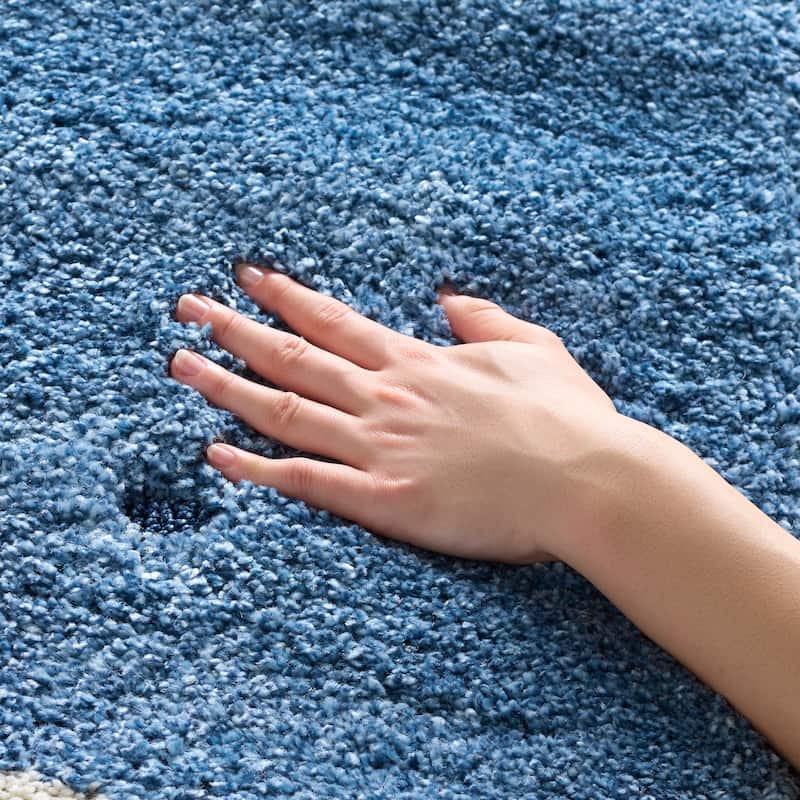 SAFAVIEH Florida Shag Wakaba Abstract 1.2-inch Thick Rug