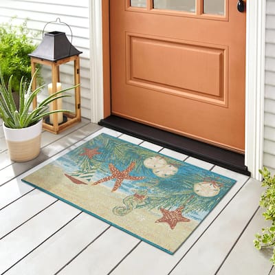Liora Manne Esencia Coastal Ornaments Indoor/Outdoor Mat