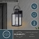 preview thumbnail 11 of 9, Vaxcel Lighting Medinah 13" Tall Outdoor Wall Sconce