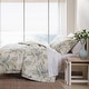 preview thumbnail 1 of 7, Tommy Bahama Bakers Bluff Blue Cotton Reversible Duvet Cover Set (Insert Excluded)