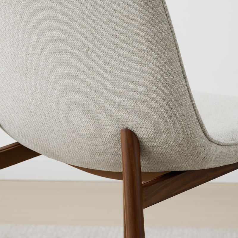 26" Seat Height Upholstered Counter Height Bar Stools with Walnut Metal Leg (Set of 3)