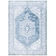 preview thumbnail 34 of 33, SAFAVIEH Layla Ramzia Shabby Chic Farmhouse Rug 4'5" x 6'5" - Ivory Grey/Blue - Rectangle