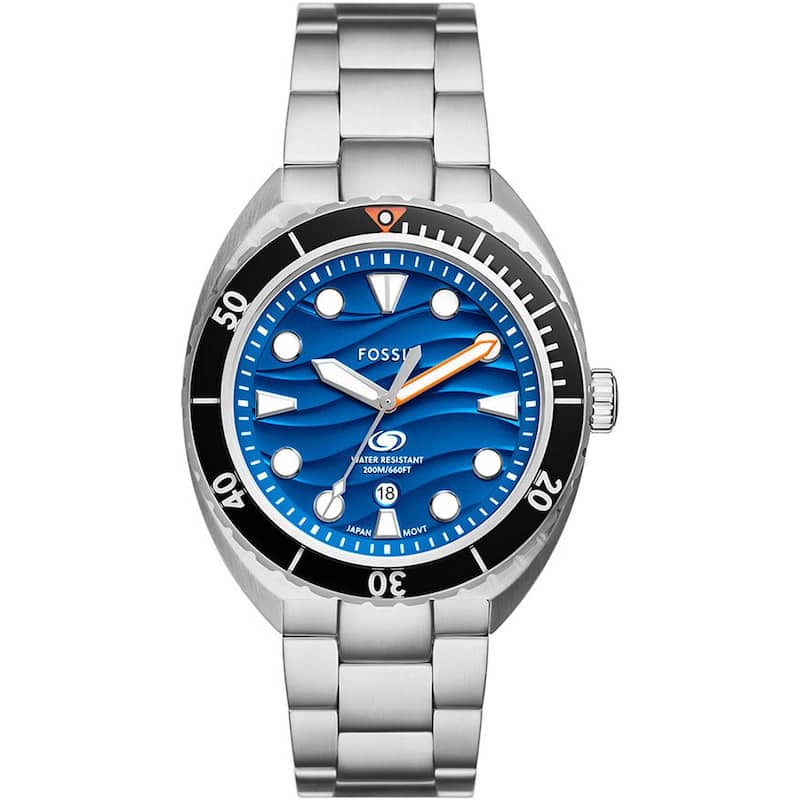 Fossil Men's Breaker Blue Dial Watch - FS6064 - 6 (36)