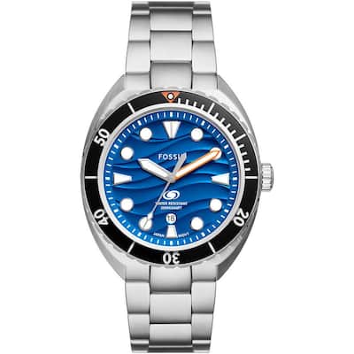 Fossil Men's Breaker Blue Dial Watch - FS6064 - 6 (36)