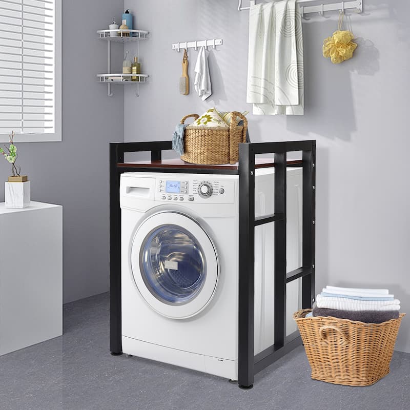 Rectangular Dryer Storage Shelf Organizer Bathroom Rack