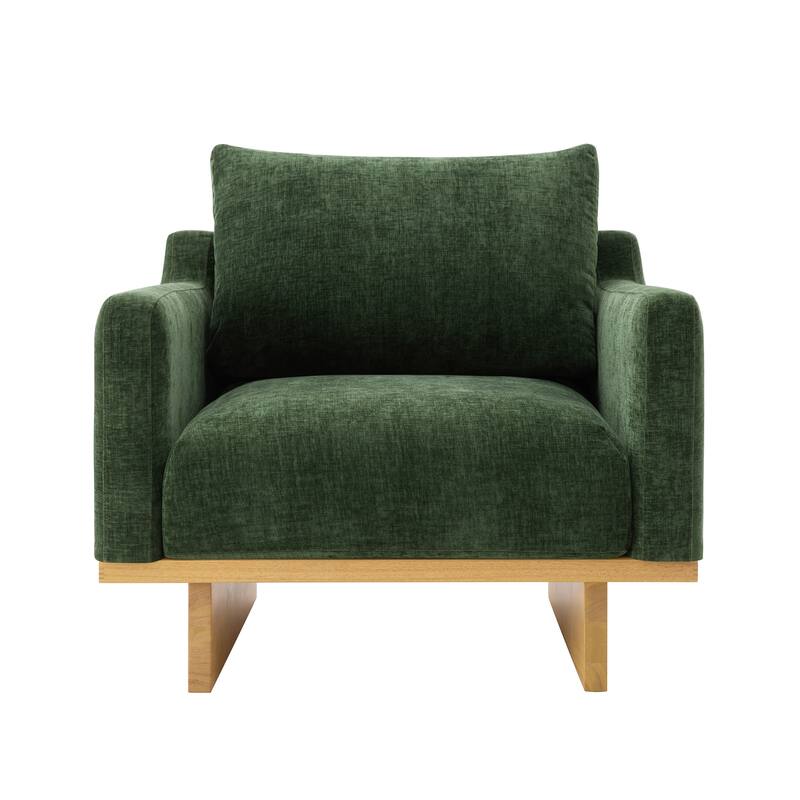 Modern Minimalist Accent Chair by Harper&Bright Designs