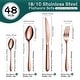 preview thumbnail 69 of 69, vancasso 18/10 Stainless Steel Silverware Set, Flatware Service for 6 or 12