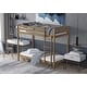 preview thumbnail 7 of 30, CraftPorch Modern Twin Over Twin Size Wooden Bunk Bed
