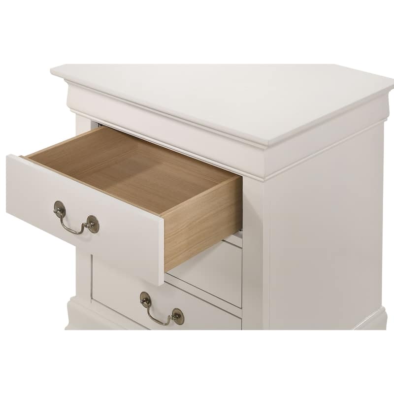 Louis Phillipe 3-drawer Nightstand