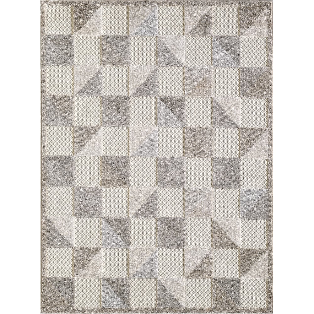 Domani Napa Geometric Ombre Indoor/ Outdoor Rug