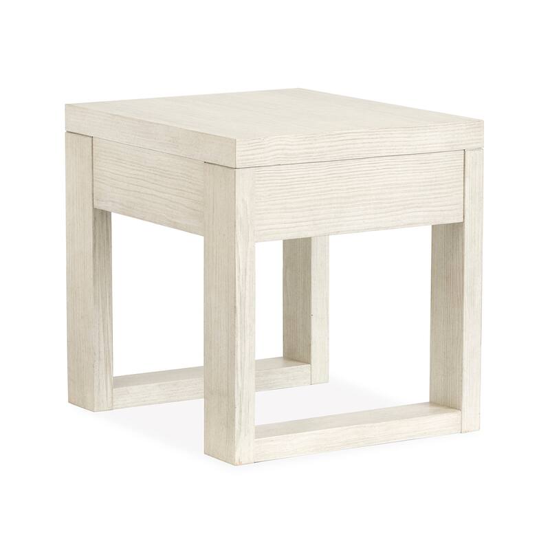 Magnussen Home Refton Balboa Mist Rectangular End Table - 22''W x 26''D x 24''H