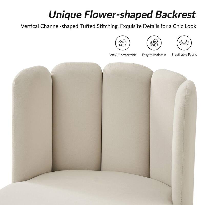 Anjela Side Chair with Tufted Back Set of 2