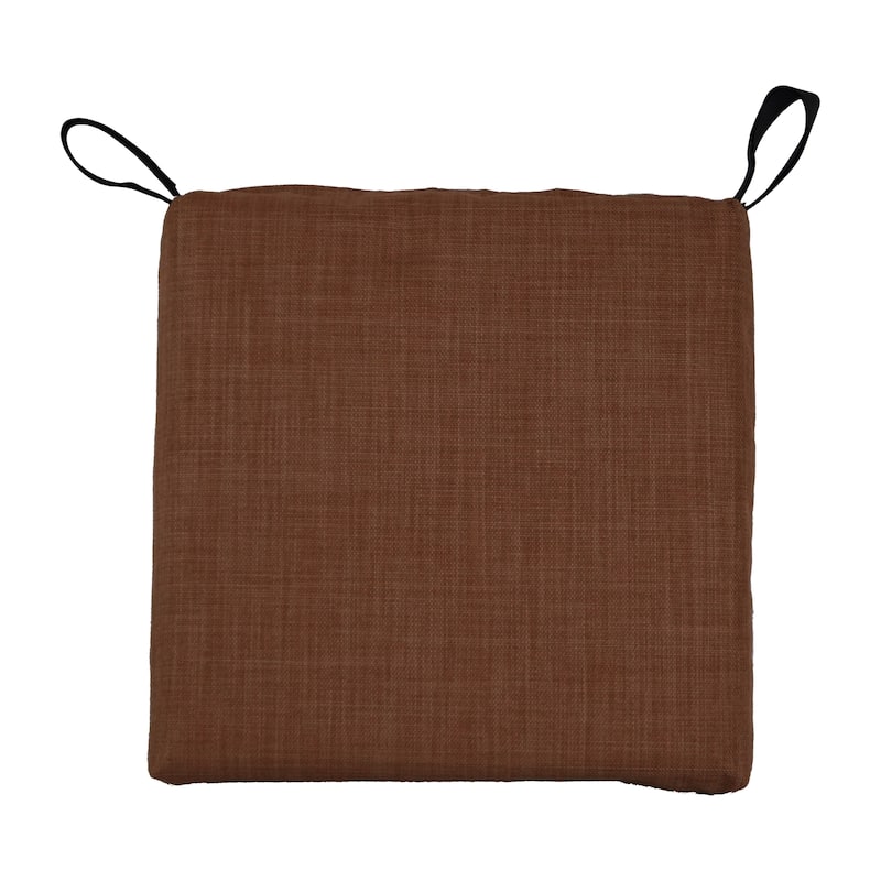 16-inch Indoor/Outdoor Solid Chair Cushions (Set of 2) - 16 x 16