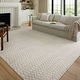 preview thumbnail 7 of 53, Alexander Home Monroe Geometric Moroccan Area Rug 2'-7" x 8' Runner - Ivory / Grey
