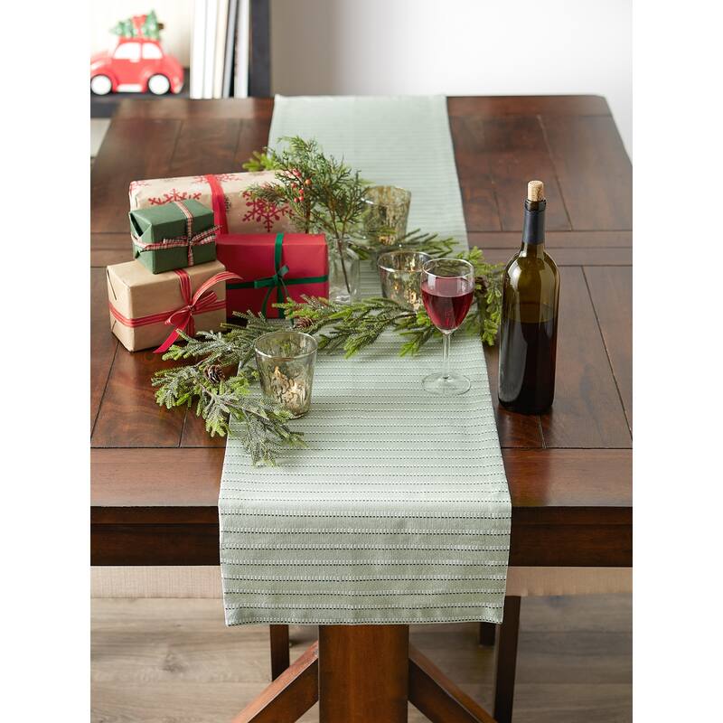 Sprig Dobby Stripe Table Runner