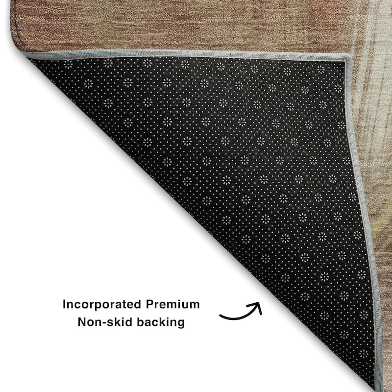 Premium Washable Super Soft Contemporary Blur Mayfield Rug