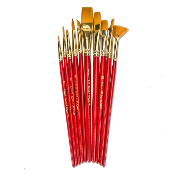 Plaid Multi-Purpose Paint Brush Set