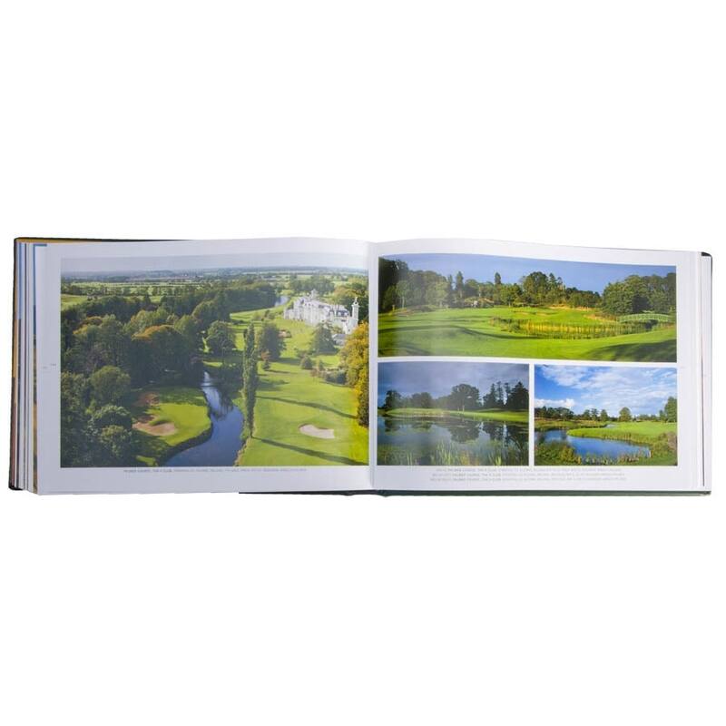 Graphic Image Golf Courses Coffee Table Book, Leather, Green