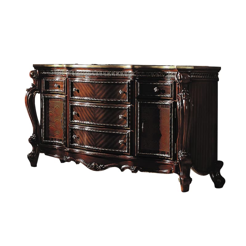 Deveraux Honey Oak 2-Door and 5-Drawer Dresser
