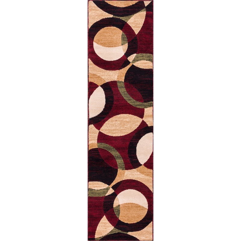 Well Woven Dulcet Bingo Modern Geometric Circles Area Rug