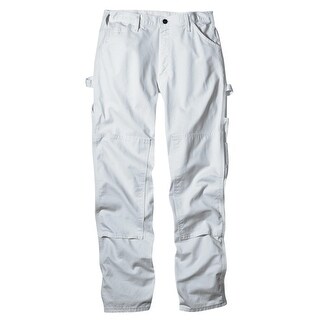 Dickies 2053WH 3434 Mens Double Knee Painter's Pant, 34x34, White