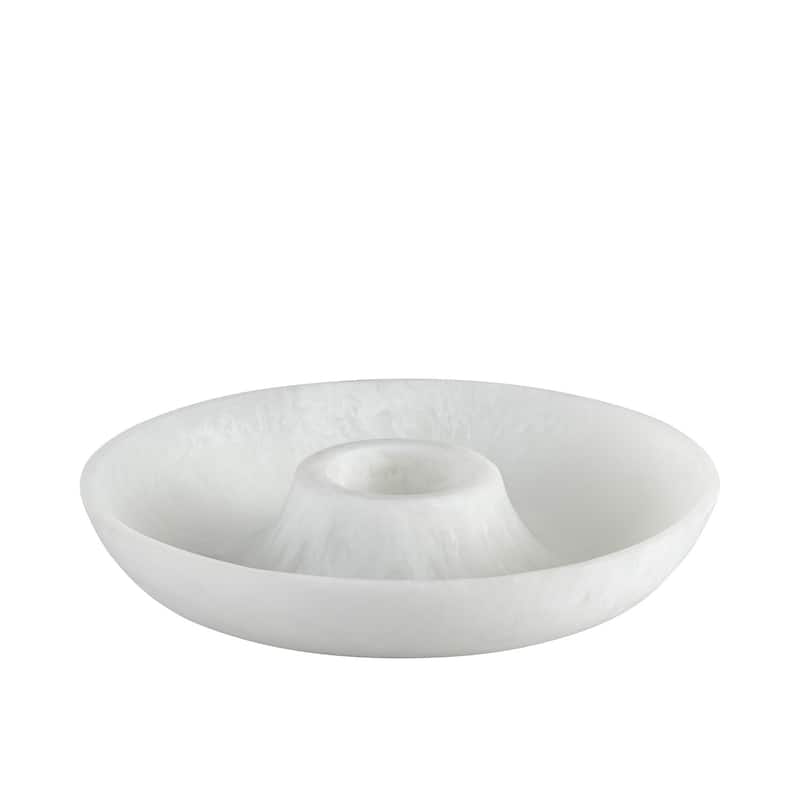 White Resin Chip And Dip