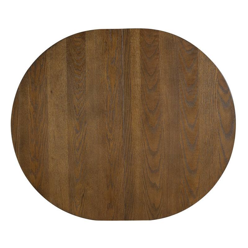 Farmhouse 5-Piece Dining Table Set with Upholstered Chairs and Extendable Dining Table for Dining Room, Kitchen and Living Room