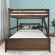 preview thumbnail 7 of 13, Max and Lily L-Shaped Full over Queen Bunk Bed with Ladder on End