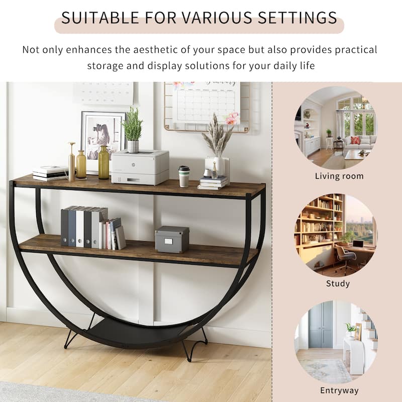Wood Console Table