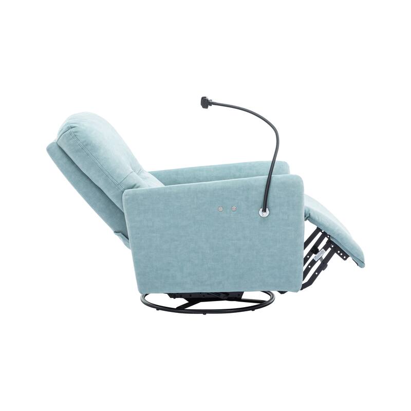 MERAX 270 Degree Swivel Electric Recliner Rocking Motion Recliner