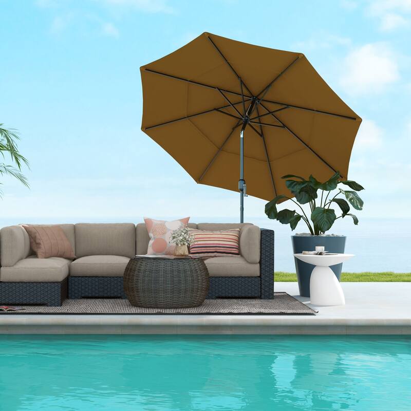 Versatile Outdoor Umbrella with Advanced Features for Ideal Shade and Durability