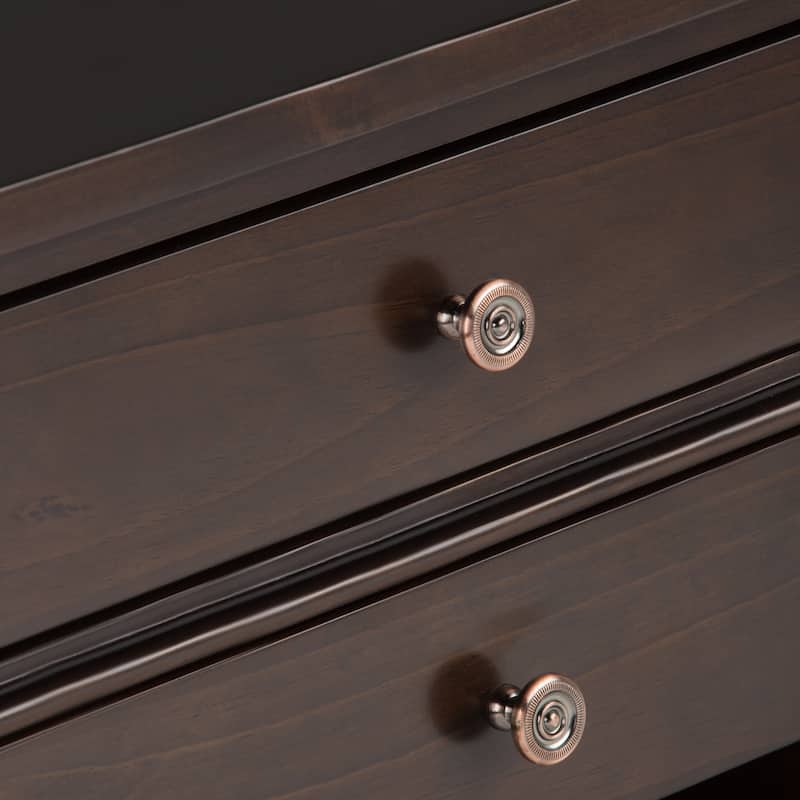 WYNDENHALL Sterling SOLID WOOD 24 inch Wide Bedside Nightstand Table
