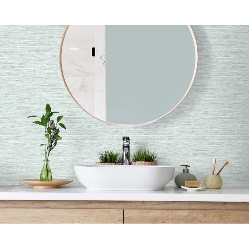 DuPont Tedlar Braided Faux Jute High Performance Vinyl Unpasted Wallpaper