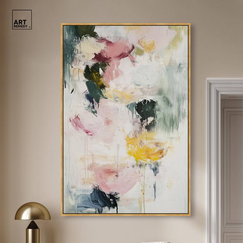 Dripping Colors II Canvas by Art Remedy