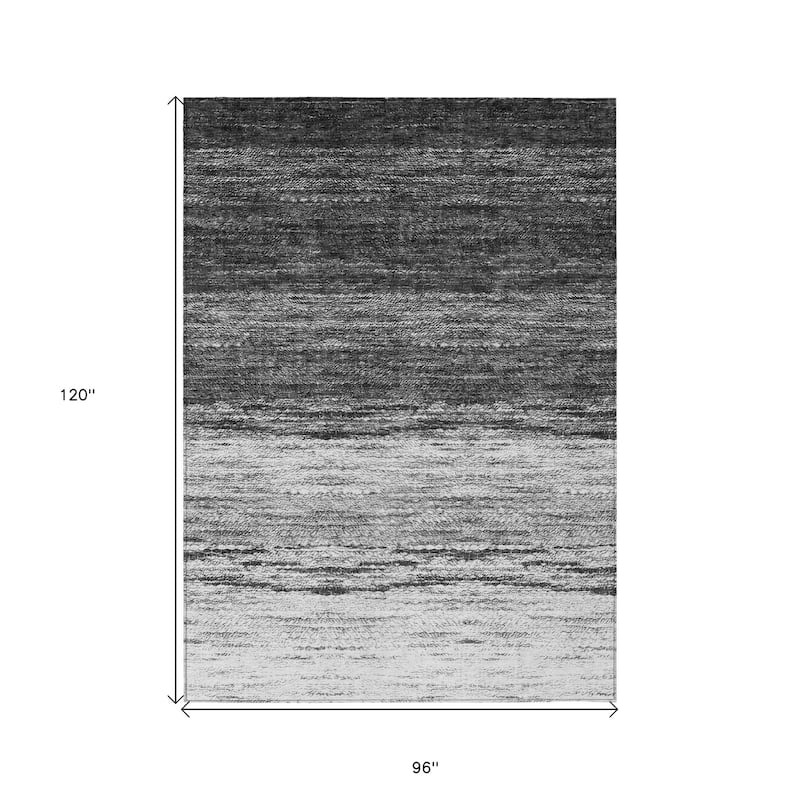 HomeRoots Ombre Transitional Rectangle Outdoor Rug