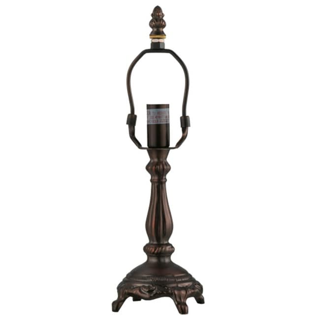 Meyda Tiffany 22716 Footed 7" Tall Lamp Base